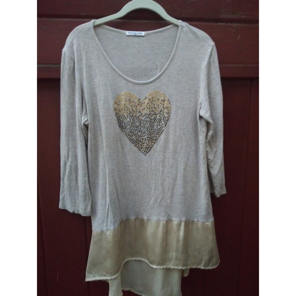Cha Cha Vente Large Long Sleeve Tunic Swing Top